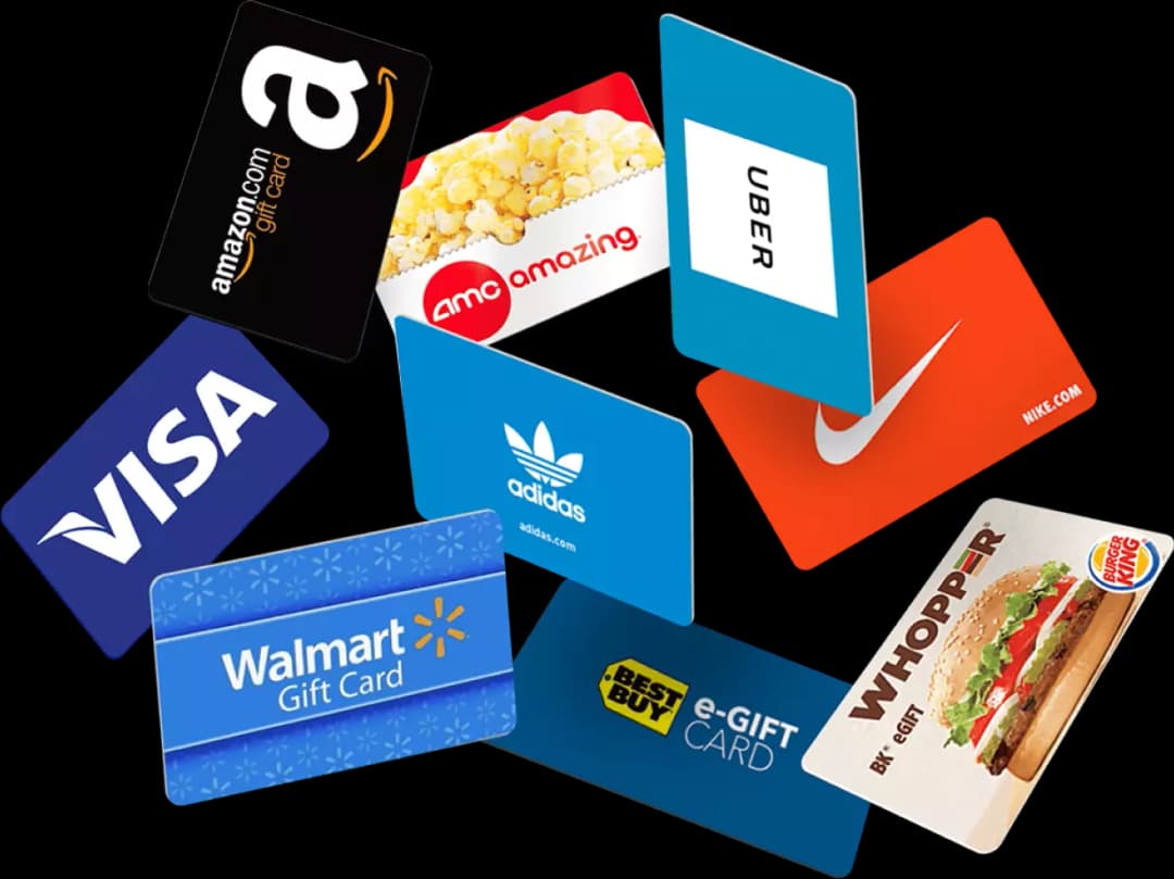 Gift cards preview